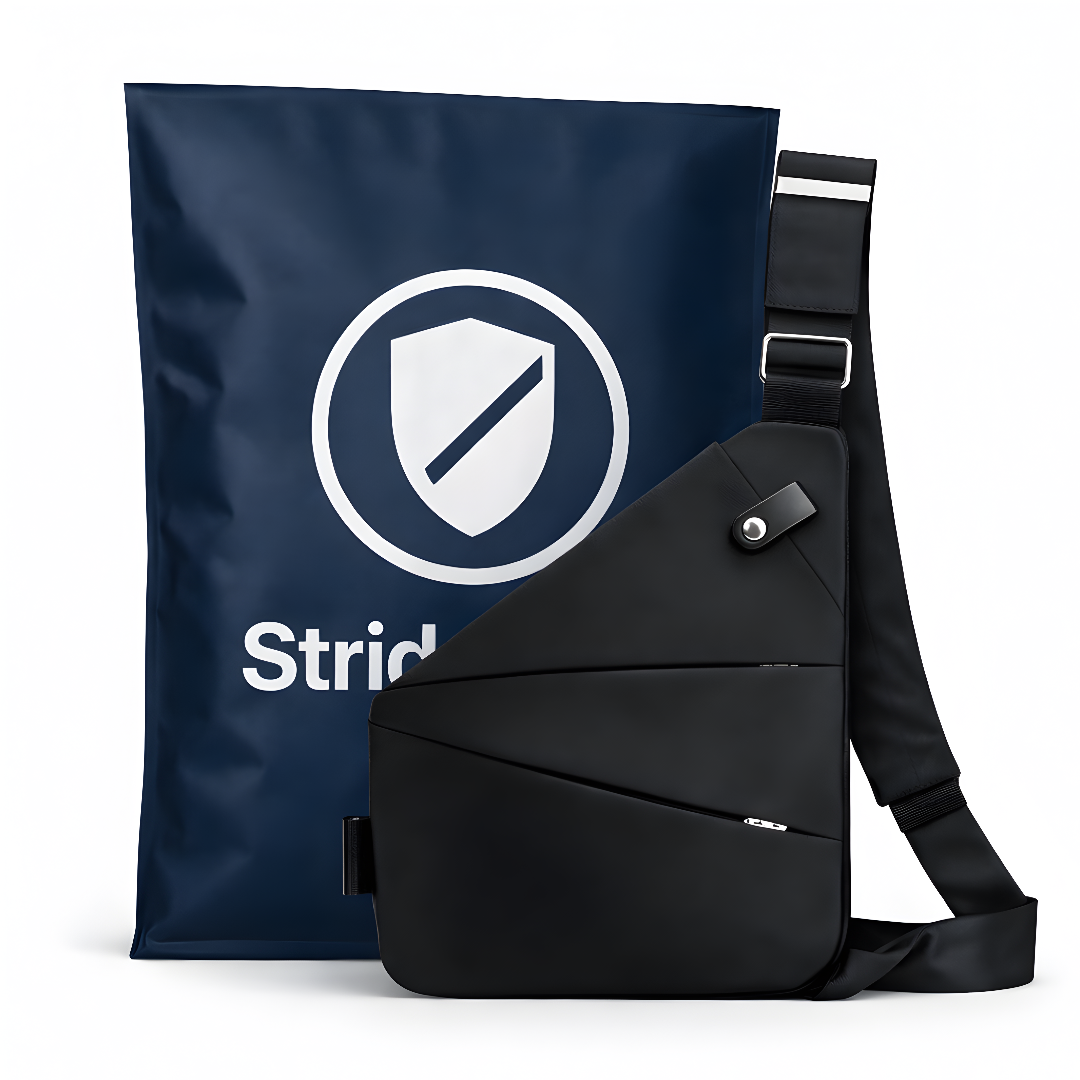 StrideSafe™ Anti-Diebstahl-Schultertasche