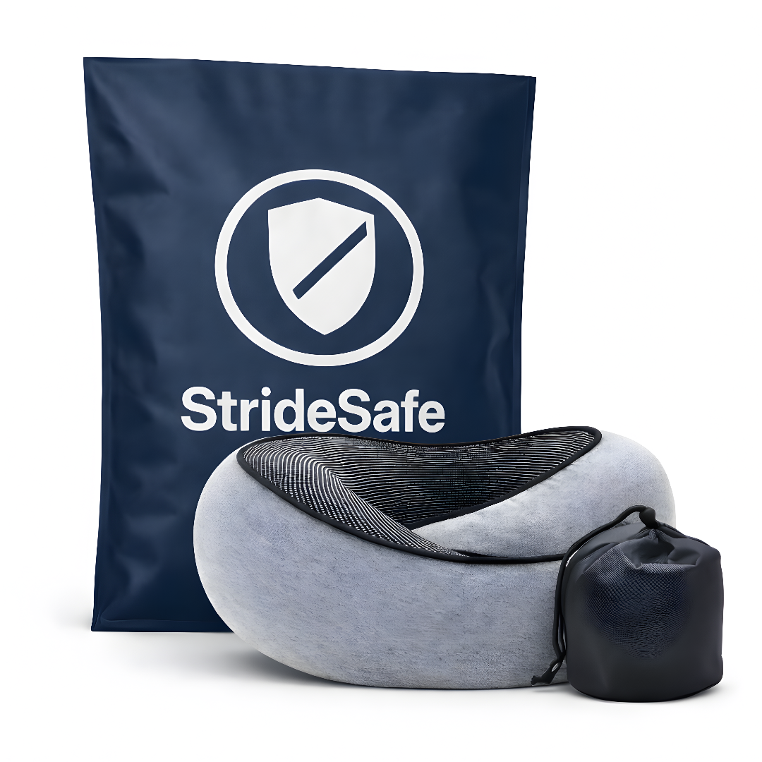 StrideSafe™ Nackenkissen – Schlaf sicher und bequem!