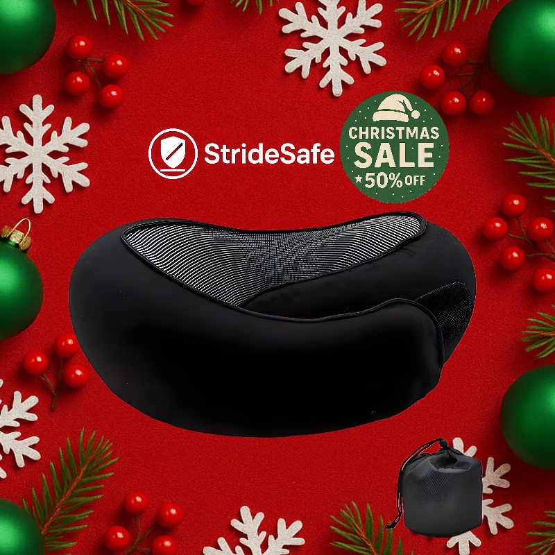 StrideSafe™ Nackenkissen – Schlaf sicher und bequem!