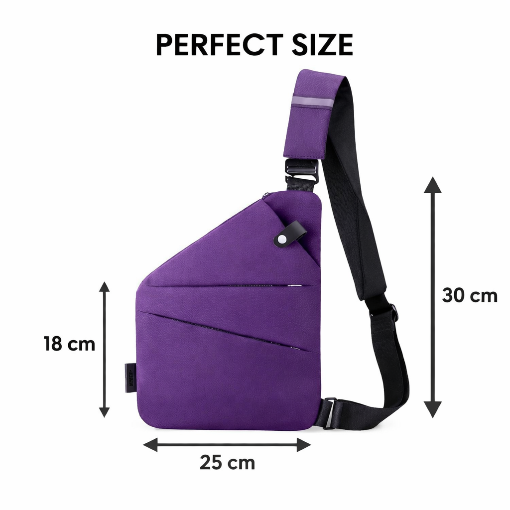 StrideSafe™ Anti-Diebstahl-Schultertasche