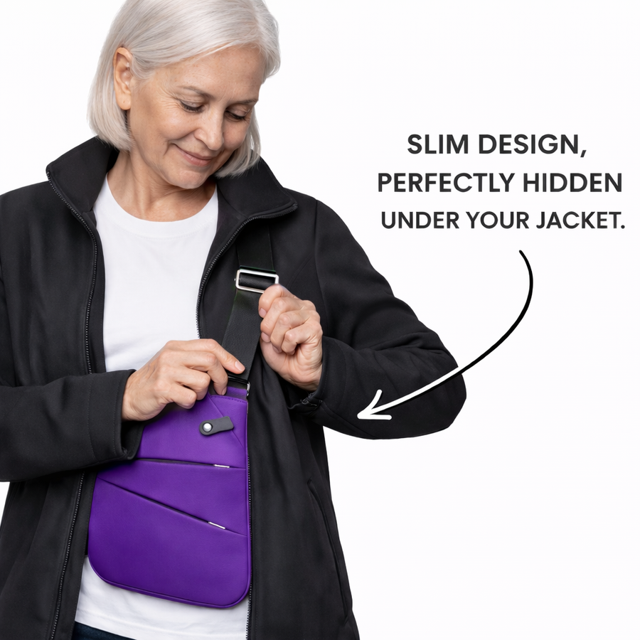 StrideSafe™ Diebstahlsichere Schultertasche