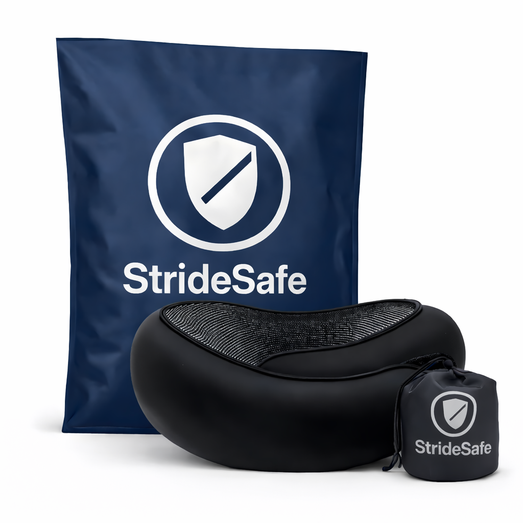 StrideSafe™ Nackenkissen – Schlaf sicher und bequem!